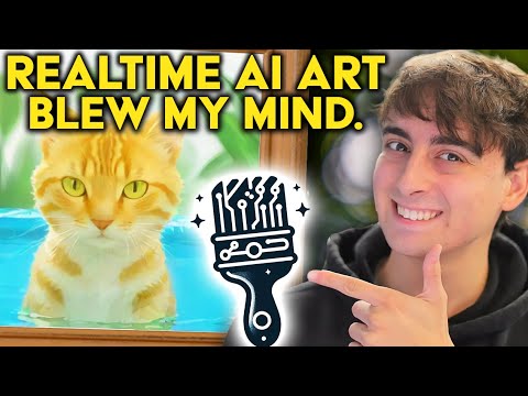 THIS is the Future of AI Art: Realtime AI Drawing! FREE/Run it locally